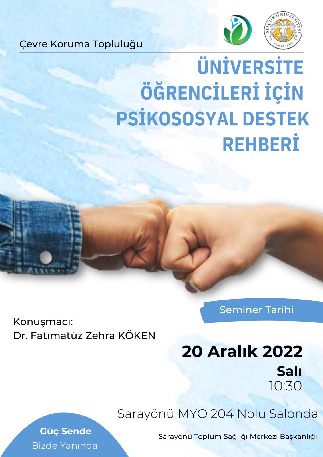 Sarayönü MYO Çevre Koruma Topluluğu Seminerleri